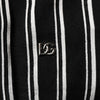 Dolce & Gabbana Black White Stripes Collared Polo T-shirt
