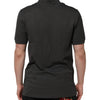 Dolce & Gabbana Dark Gray Short Sleeve Collared Polo T-shirt
