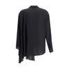 Balenciaga Black Silk Blouse