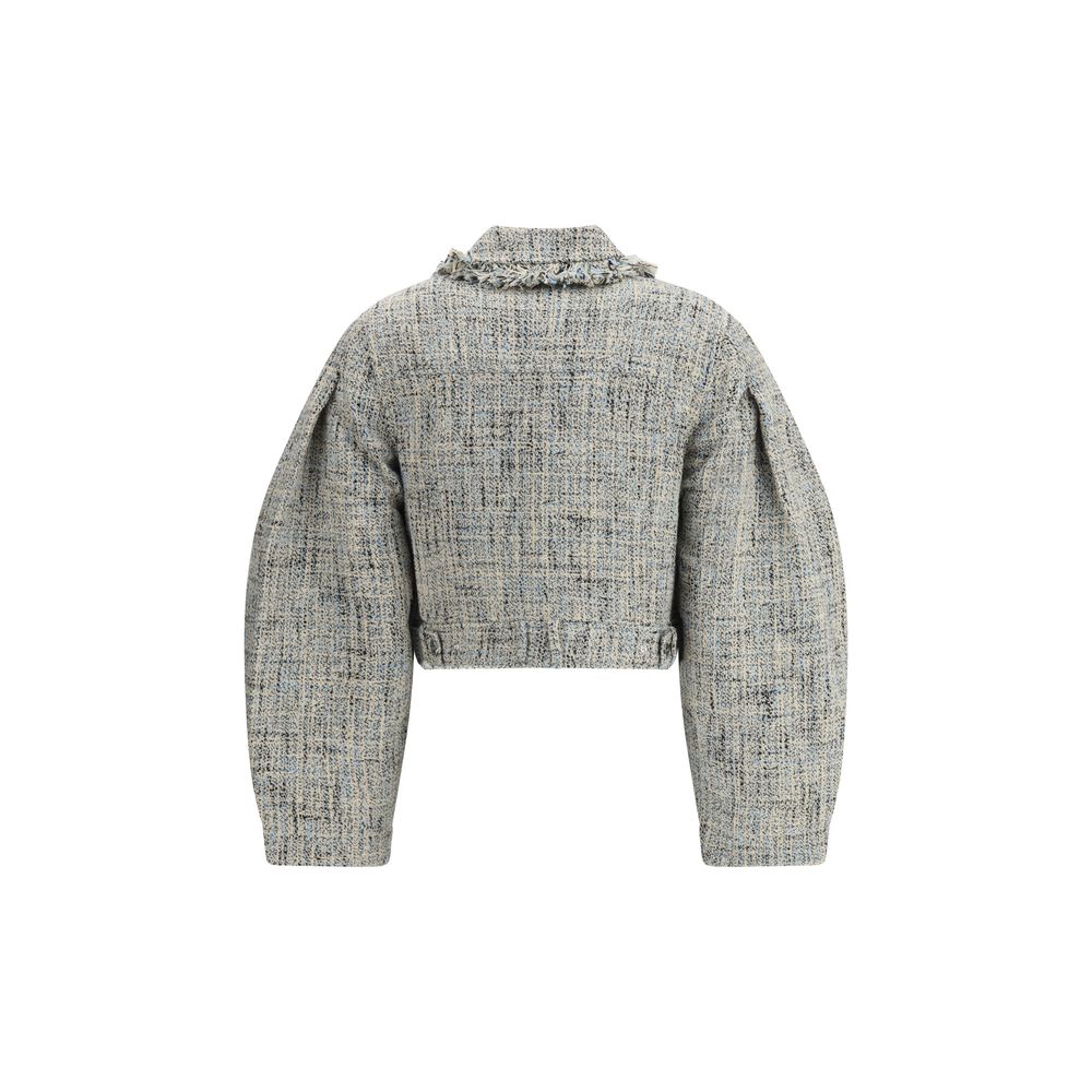 Ganni Mehrfarbiger Baumwollmantel