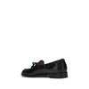 Valentino Garavani Black Calf Leather Bos Taurus Slip-On Loafers