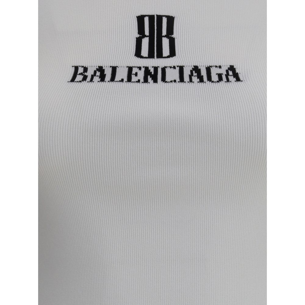 Balenciaga Weißes Viskose-Top