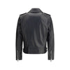 Dsquared² Black Calf Leather Bos Taurus Biker Jacket