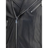 Dsquared² Black Calf Leather Bos Taurus Biker Jacket