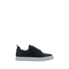 Pierre Hardy Bos Taurus Low Top Sneakers aus schwarzem Kalbsleder