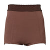 Dolce & Gabbana Brown Viscose High Waisted Hot Pants Shorts