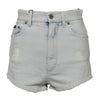 Dolce & Gabbana Light Blue Washed Denim Cotton Hot Pants Shorts