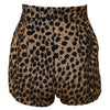 Dolce & Gabbana Brown Leopard High Waisted Hot Pants Shorts