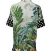 Dolce & Gabbana Multicolor Printed Silk Collared Shirt Top