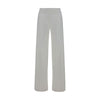 Avenue Montaigne White Rayon Casual Pants