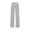 Avenue Montaigne White Rayon Casual Pants