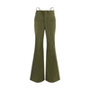R13 Bicolor Cotton Flared Pants