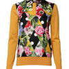 Dolce & Gabbana Multicolor Floral Long Sleeves Polo Top
