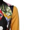 Dolce & Gabbana Multicolor Floral Long Sleeves Polo Top