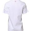 Golden Goose White Printed Round Neck T-shirt