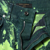 Dolce & Gabbana Green Color Splash High Waist Denim Jeans