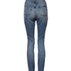 Dolce & Gabbana Blue Washed Skinny High Waist Denim Jeans