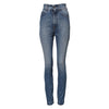Dolce & Gabbana Blue Washed Skinny High Waist Denim Jeans