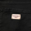Dolce & Gabbana Black Cotton Logo Skinny Mid Waist Denim Jeans