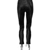 Dolce & Gabbana Black Lace Details High Waist Skinny Pants