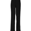 Dolce & Gabbana Black Wool High Waist Flared Pants