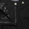 Dolce & Gabbana Black Wool High Waist Flared Pants