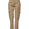 Dolce & Gabbana Beige Mid Waist Cargo Tapered Pants