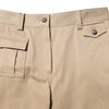 Dolce & Gabbana Beige Mid Waist Cargo Tapered Pants