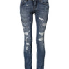 Dolce & Gabbana Blue PRETTY Tattered Skinny Denim Jeans