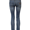 Dolce & Gabbana Blue PRETTY Tattered Skinny Denim Jeans