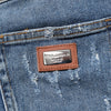 Dolce & Gabbana Blue PRETTY Tattered Skinny Denim Jeans