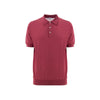 Gran Sasso Red Cotton Polo Shirt
