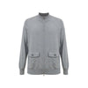 Gran Sasso Gray Cotton Cardigan