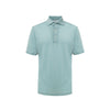 Gran Sasso Blue Linen Polo Shirt