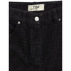 Fendi Black Cotton Slim Fit Jeans