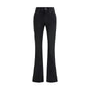 Balenciaga Schwarze Bootcut-Jeans aus Baumwolle