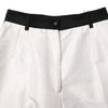 Dolce & Gabbana White High Waist Straight Dress Trouser Pants