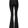 Dolce & Gabbana Black Cotton Mid Waist Bootcut Denim Jeans