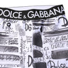 Dolce & Gabbana White Graphic HighWaist Skinny Leggings Pants