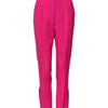 Dolce &amp; Gabbana – Hoch taillierte, konisch zulaufende Hose in Fuchsia-Pink 