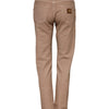 Dolce & Gabbana Brown Cotton Boyfriend Denim Trousers Jeans