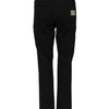 Dolce & Gabbana Black Cotton Mid Waist Flared Denim Jeans