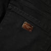 Dolce & Gabbana Black Cotton Logo Skinny Mid Waist Denim Jeans