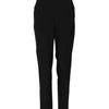 Dolce & Gabbana Black Wool Tapered High Waist Pants
