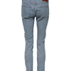 Dolce & Gabbana Blue Cotton PRETTY MidWaist Skinny Denim Jeans