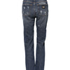 Dolce & Gabbana Blue Cotton Boyfriend Tattered Denim Jeans