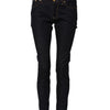 Dolce & Gabbana Blue Cotton PRETTY LowWaist Skinny Denim Jeans