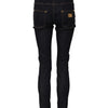 Dolce & Gabbana Blue Cotton PRETTY LowWaist Skinny Denim Jeans