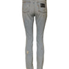 Dolce & Gabbana Light Blue High Waist Skinny Denim Jeans