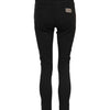 Dolce &amp; Gabbana – Schwarze Skinny-Jeans aus Baumwoll-Denim mit Logo und mittlerer Taille 